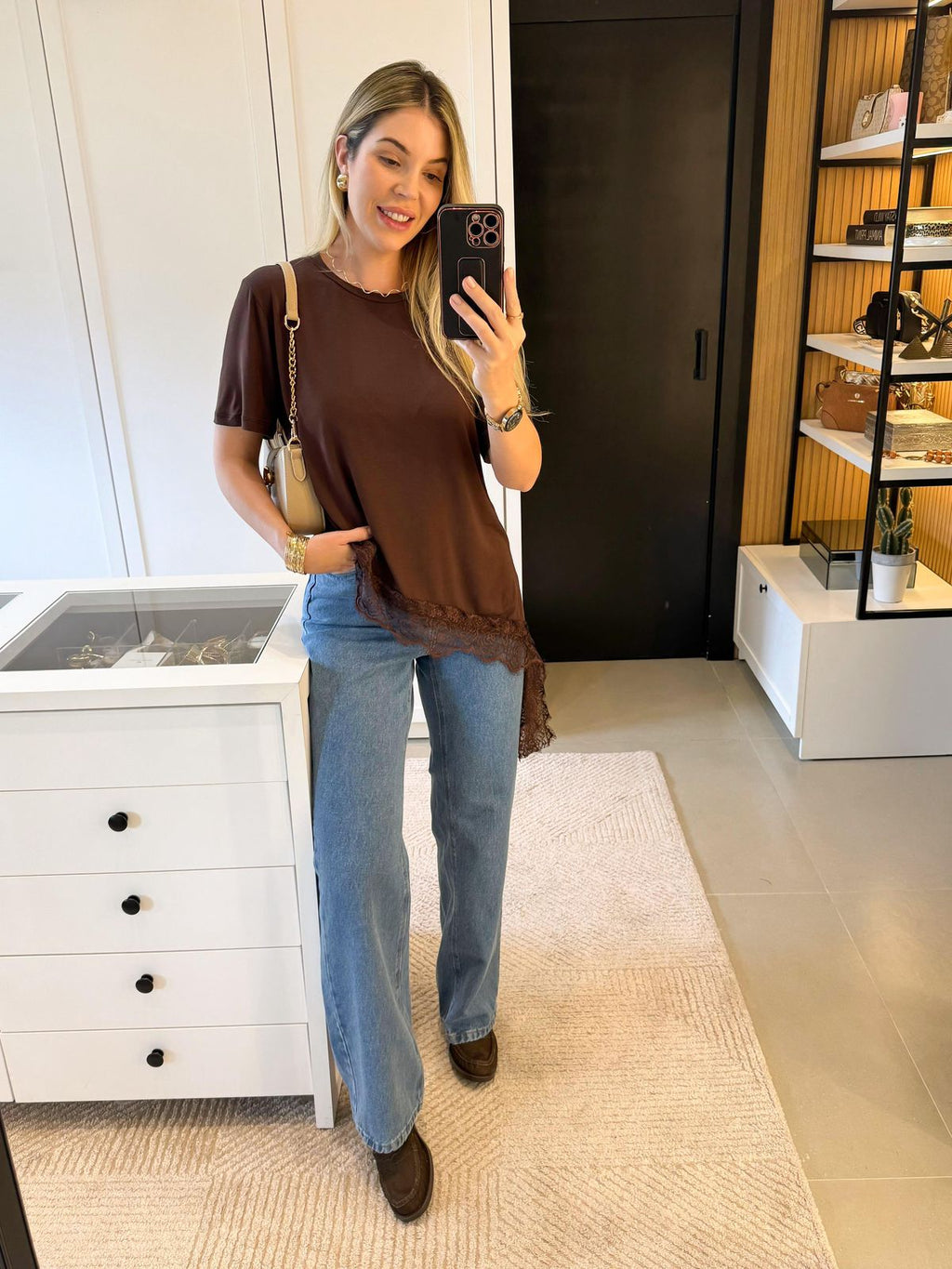CALÇA WIDE LEG JEANS RENATA