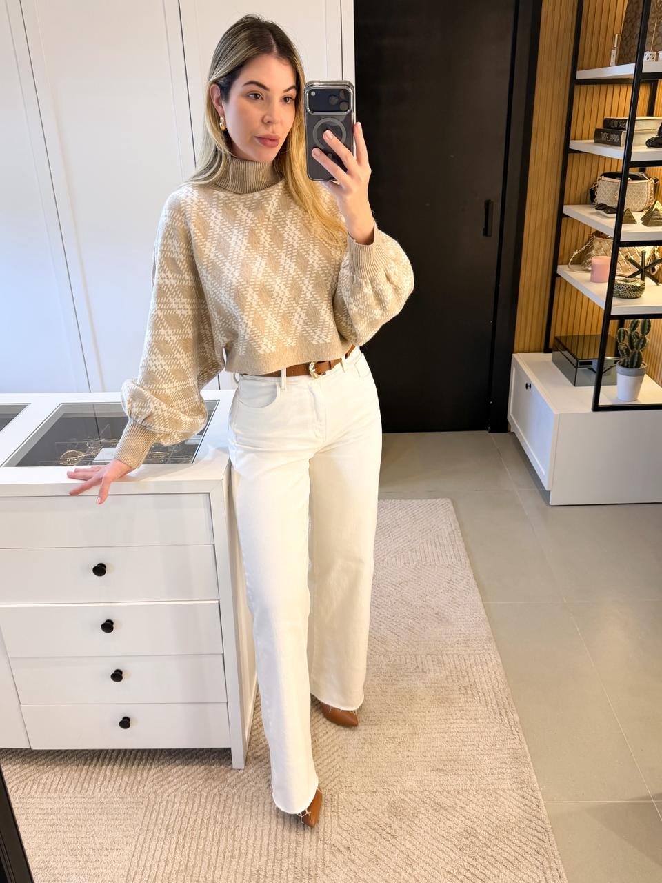 CROPPED TRICÔ MODAL AMPLO GOLA BIA