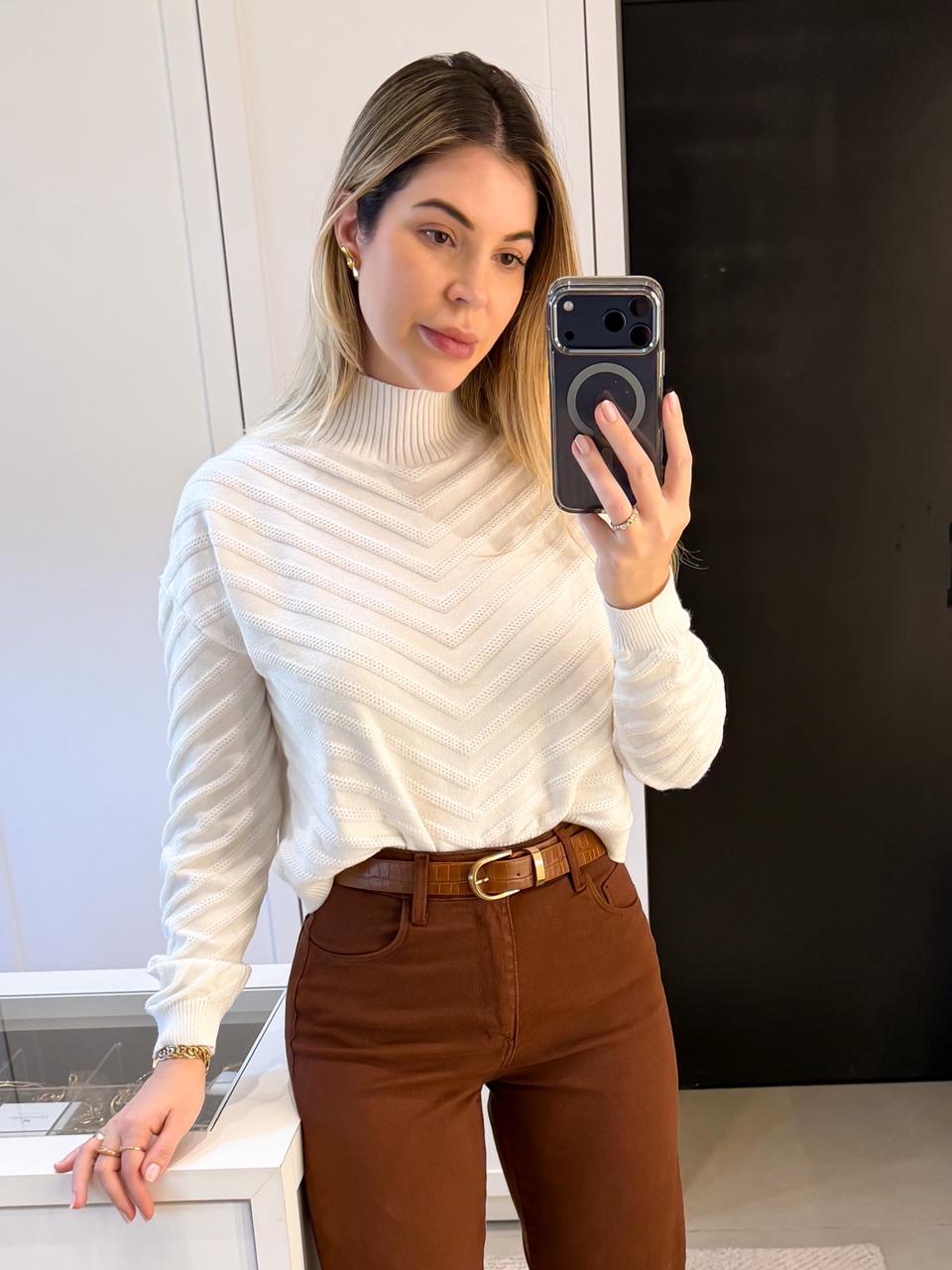 CROPPED TRICÔ MODAL TRABALHADO GABI