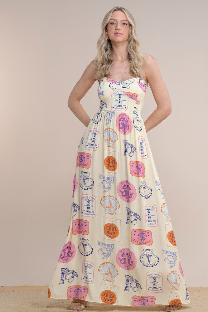 Vestido longo e soltinho