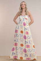 Vestido longo e soltinho