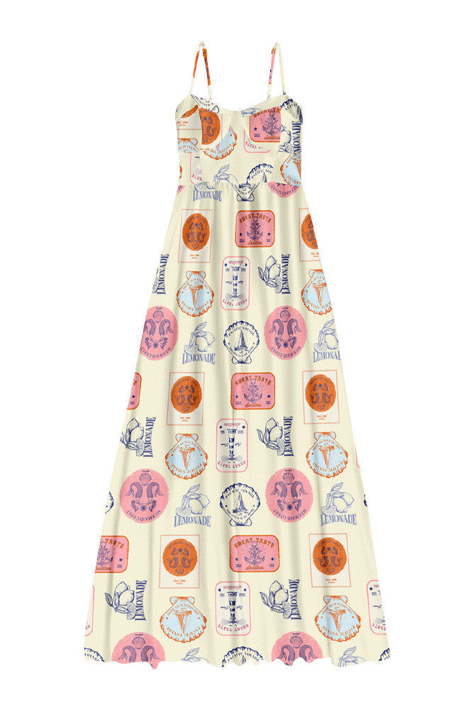 Vestido longo e soltinho