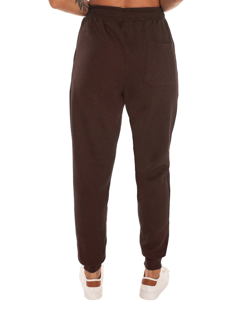 Calça Feminina de Moletom MarromRoupas básicas masculinas e femininas é na Mirante.