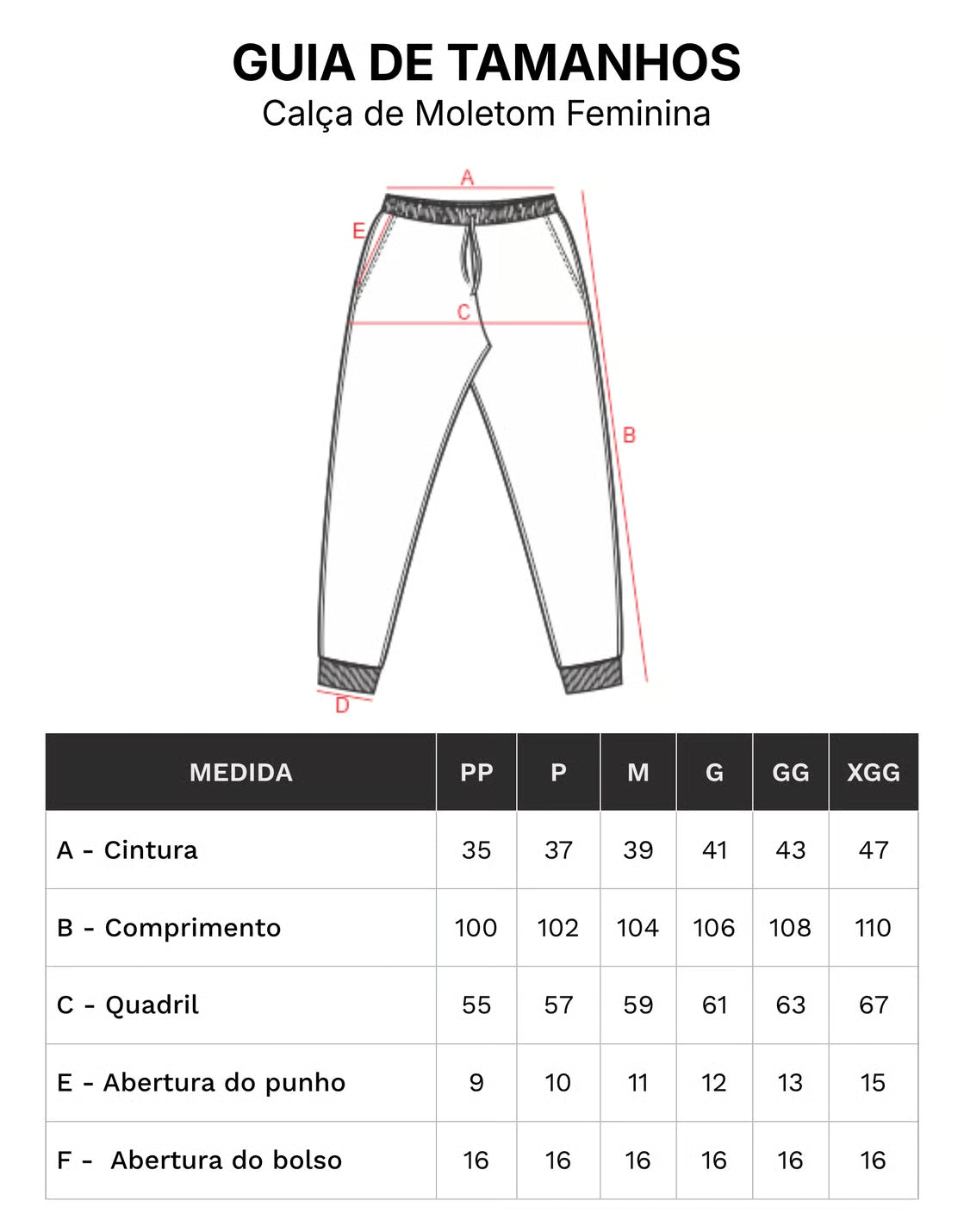 Kit 2 Calças Femininas de Moletom 01Roupas básicas masculinas e femininas é na Mirante.