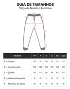 Calça Feminina de Moletom PretaRoupas básicas masculinas e femininas é na Mirante.